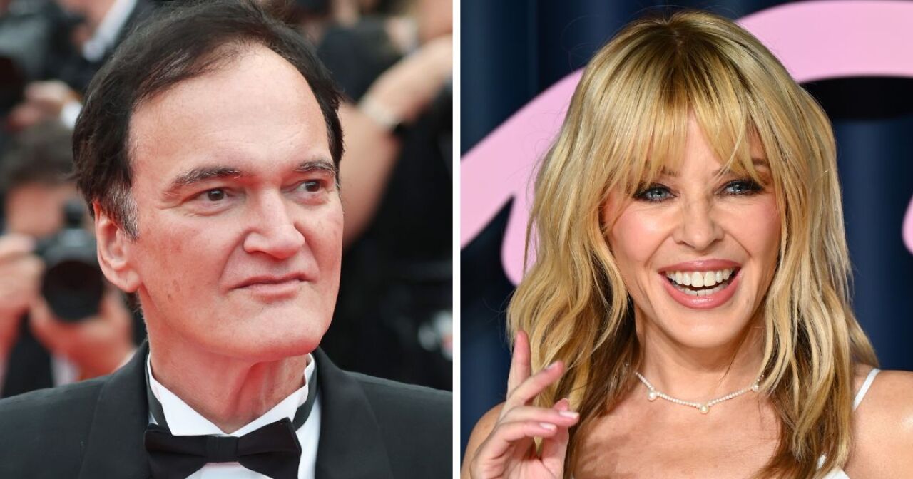 Quentin Tarantino y Kylie Minogue protagonizarán una inesperada película juntos: los detalles