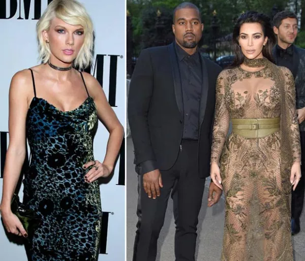 Taylor ha entrado en conflicto con Kim y Kanye por el tema `Famous´ del rapero, en el que la llama `zorra´.