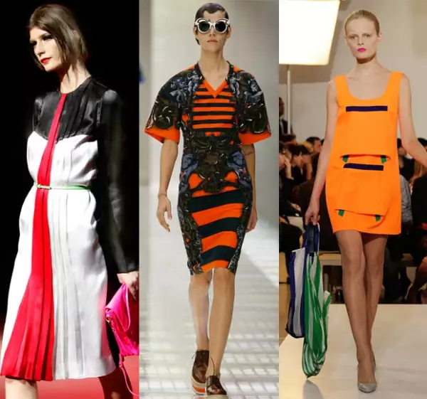 Prendas de las marcas Miu Miu, Prada y Jil Sander.