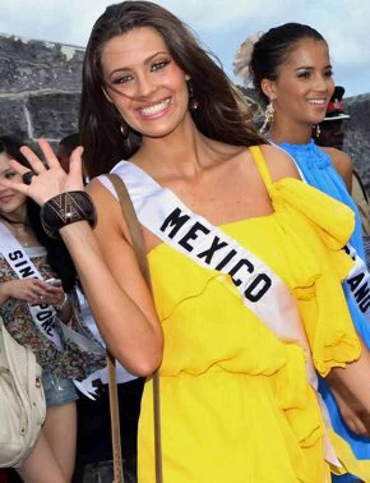 La mexicana no quedó entre las bellezas que se disputaran la corona del certamen 2009. Entre las latinas a llevarsela se encuentra Venezuela y Puerto Rico.