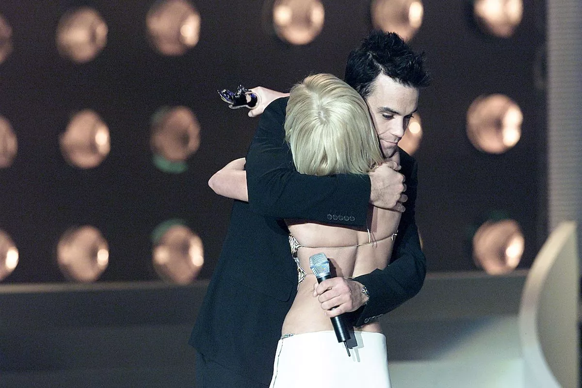 Robbie Williams y Geri Halliwell