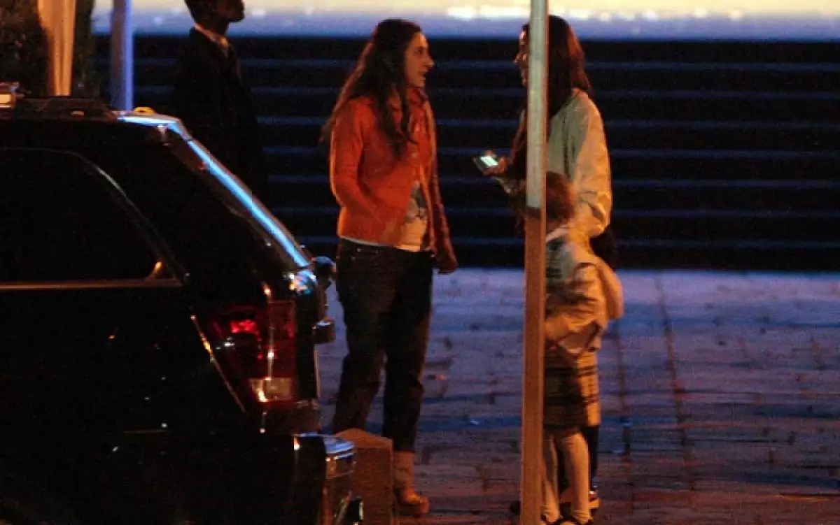 Soumaya Slim tambiñen fue a checar los detalles de la iglesia.