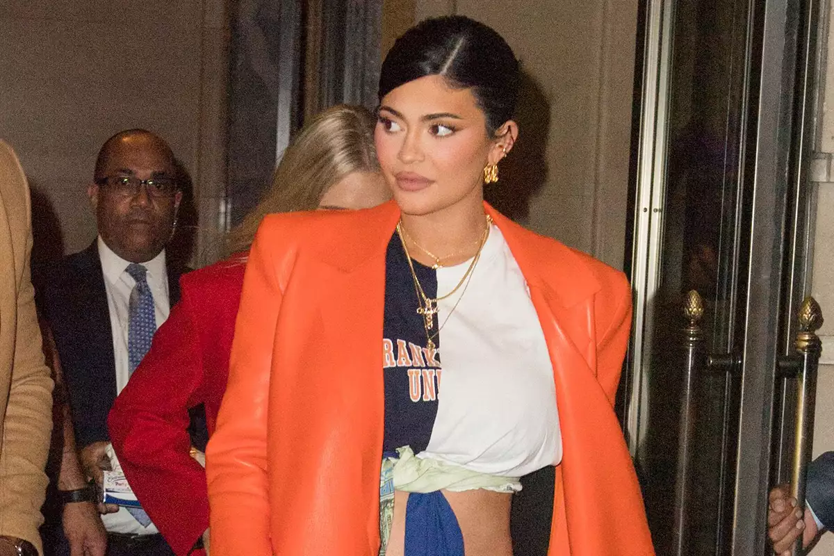 Kylie Jenner loves orange, New York, USA - 09 Sep 2021