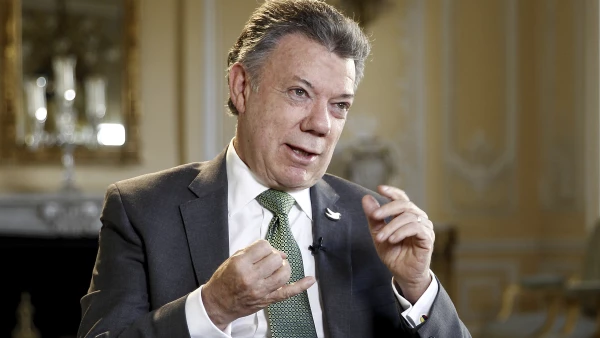 El presidente de Colombia Juan Manuel Santo
