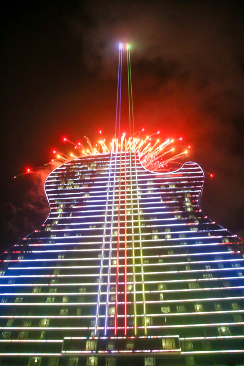 hotel hard rock guitarra