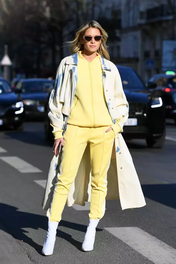 Street Style, Fall Winter 2018, Paris Fashion Week, France - 28 Feb 2018