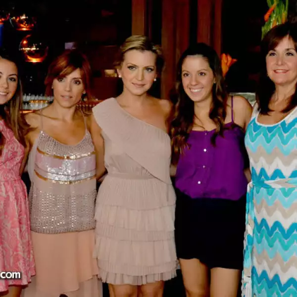 Cordelia Belden, Cecilia Rangel, Mariana Rangel, Lorena Belden y Lorena García de Belden