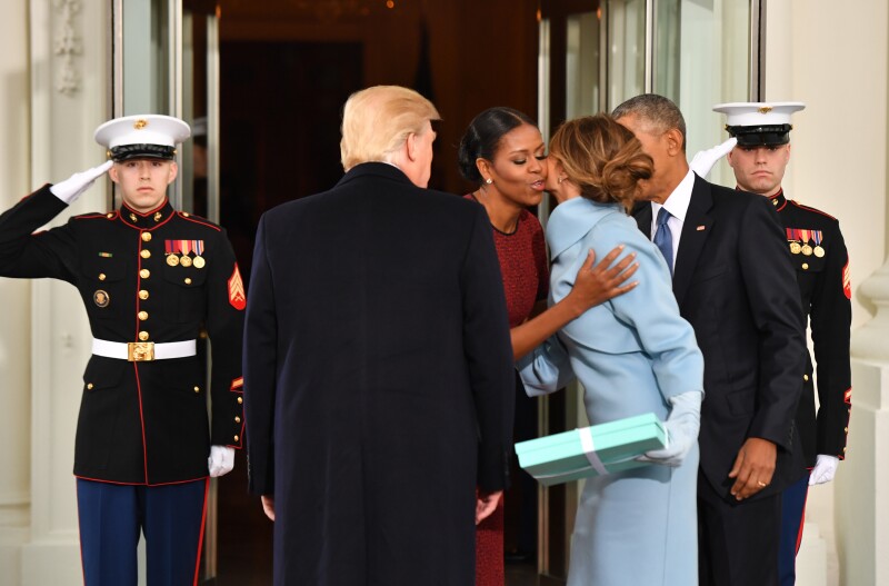 Michelle Obama y Melania Trump