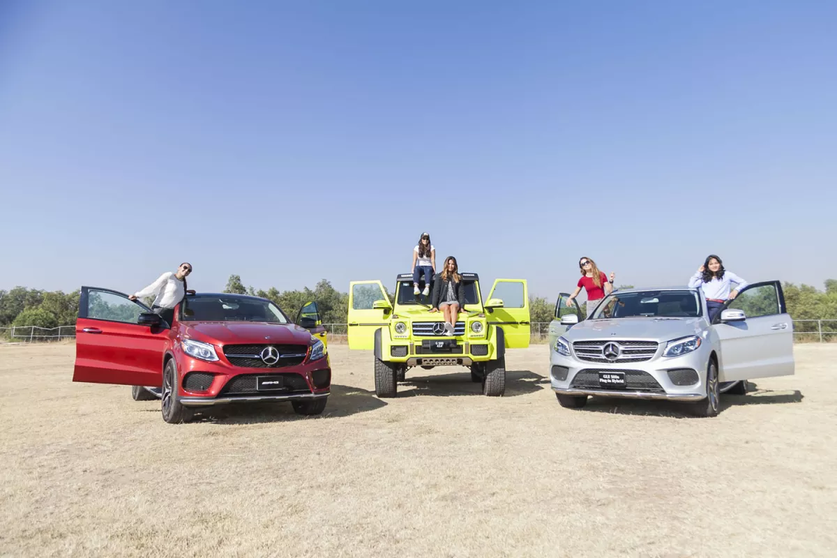 Dinner in the Sky She's Mercedes