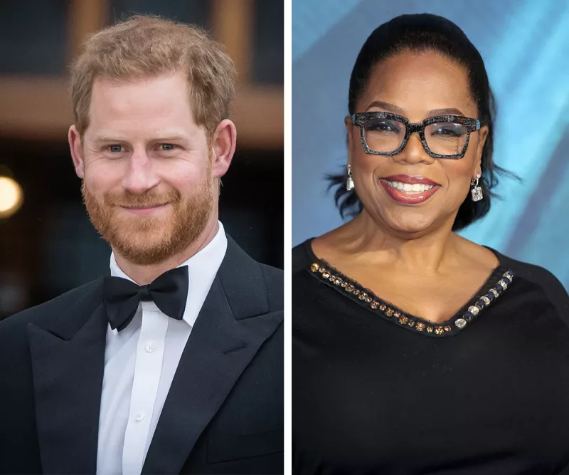 Príncipe Harry y Oprah Winfrey