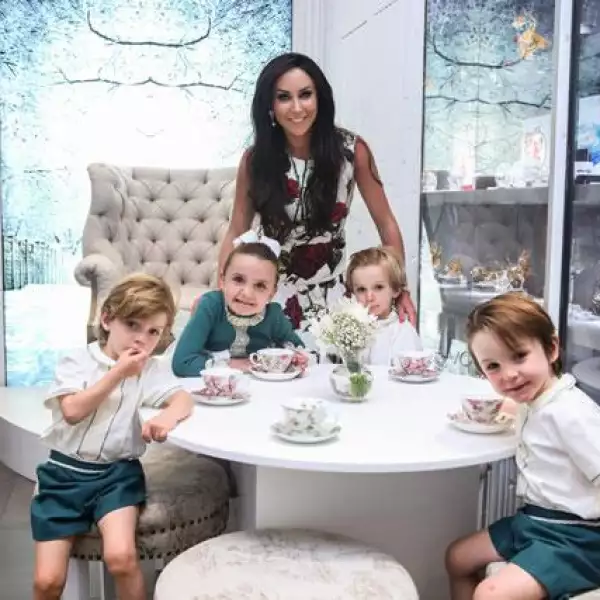 Inés Gómez Mont, Diego,Inés, Javi y Bruno Díaz Gómez Mont