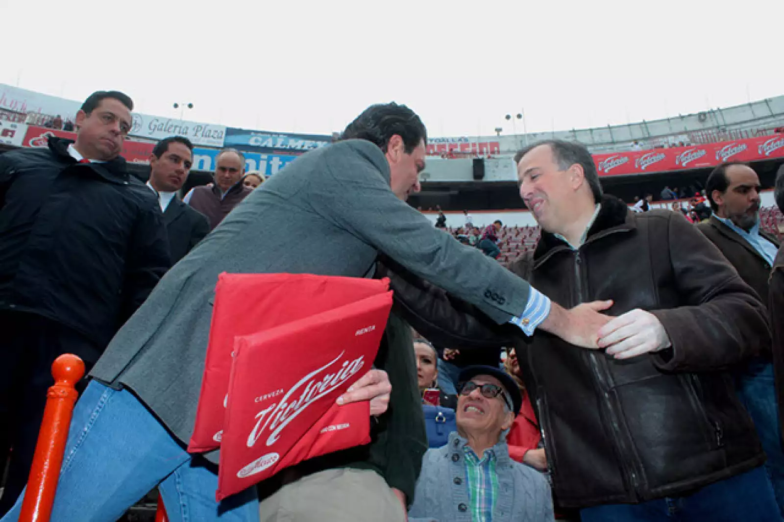 Alejandro Bailléres y José Antonio Meade