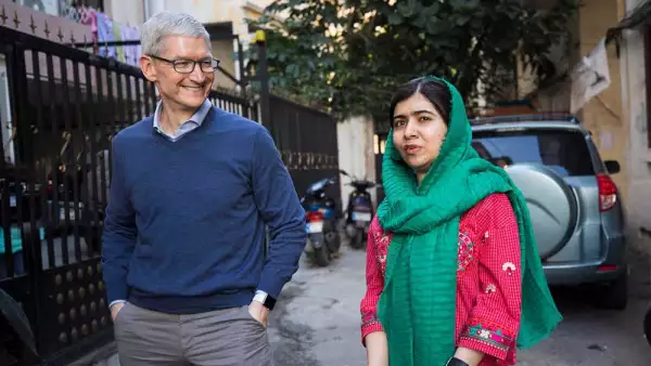Tim Cook and Malala