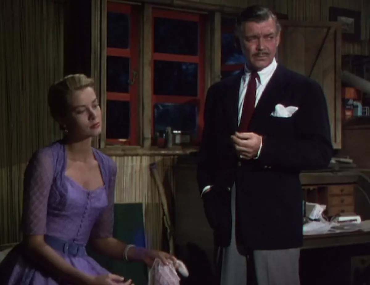 Grace Kelly en Mogambo. 