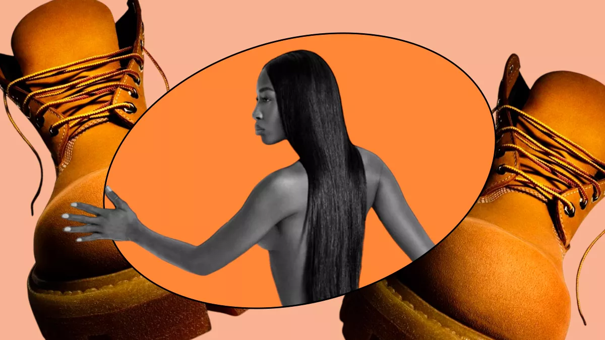 naomi campbell timberland