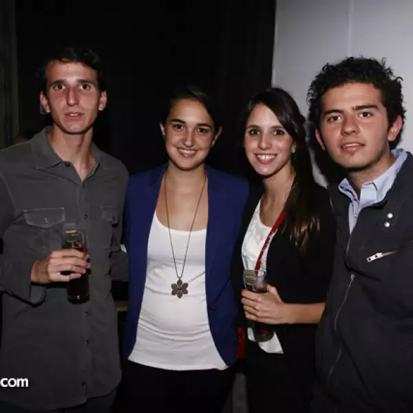 José Sampietro, Ana Sampietro, Marina Barjau y Diego Aguilar