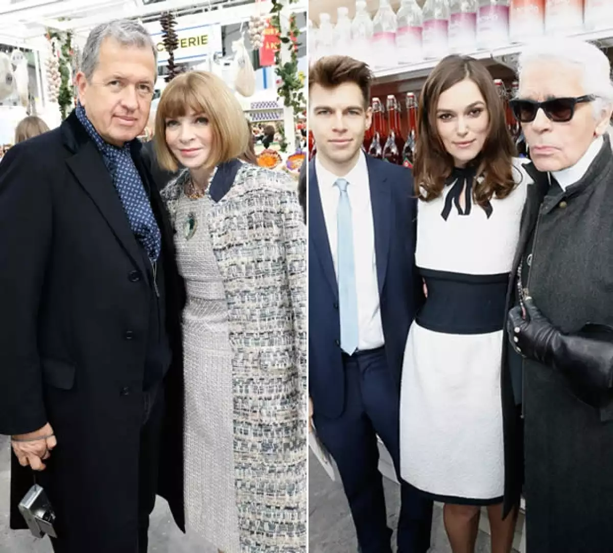 Algunos de los invitados fueron Mario Testino, Anna Wintour y Keira Knightley.
