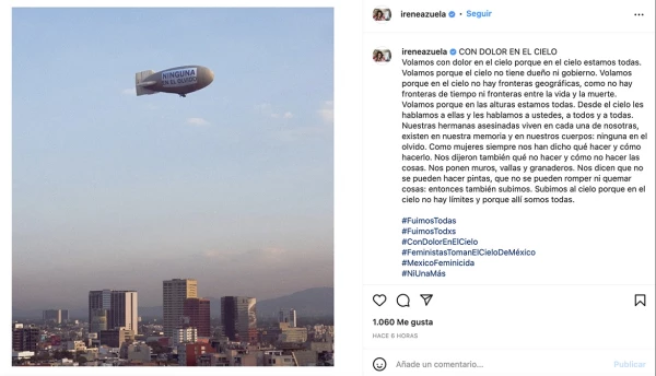 Zepelín en la Ciudad de México