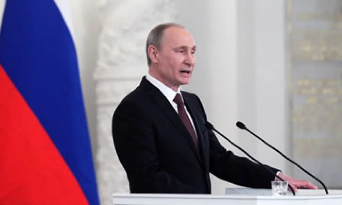 El líder de Rusia, Vladímir Putin, anunció oficialmente la anexión de Crimea este martes. (Foto: Getty Images)