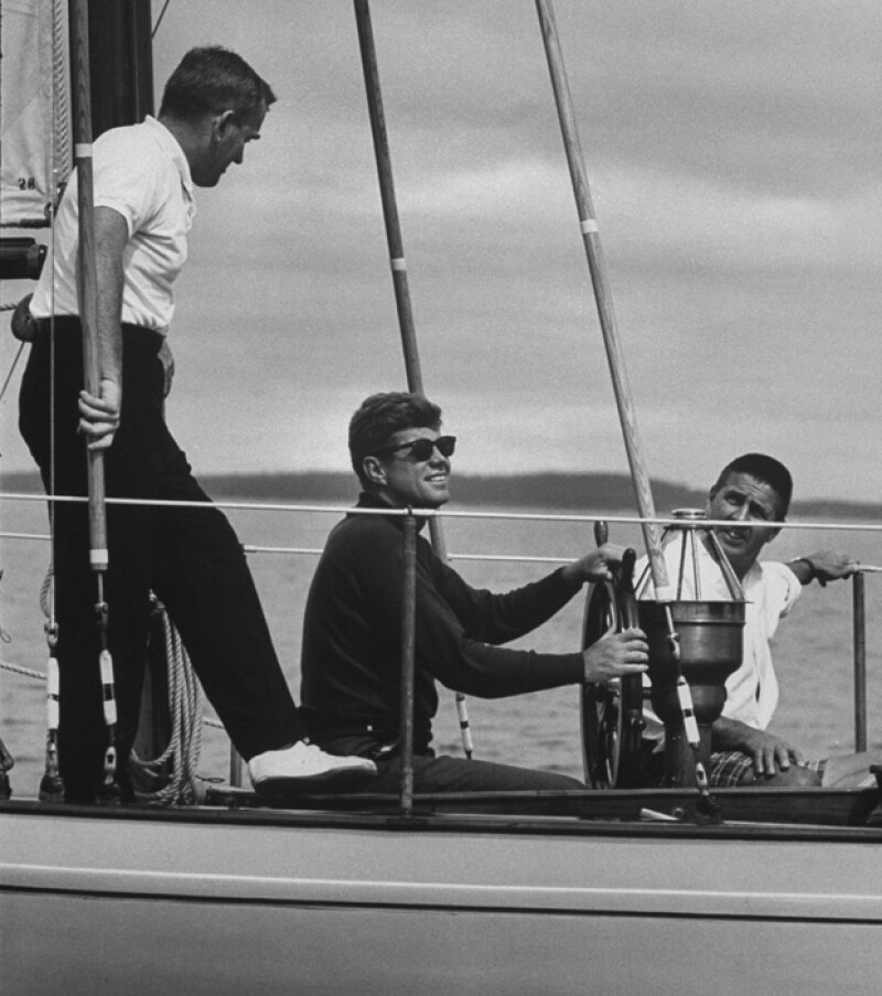 En su tiempo libre Jack disfrutaba de navegar en su velero.