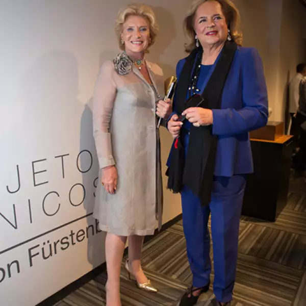 Viviana Corcuera e Ira Von Fürstenberg