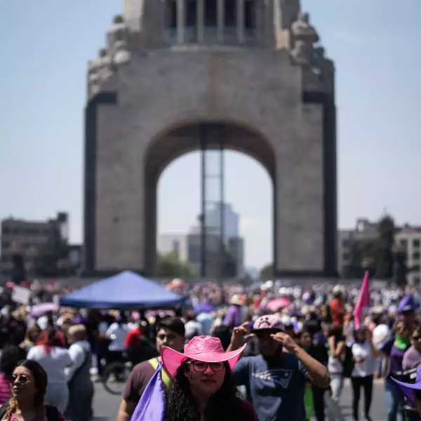International Women's Day Demonstration In Mexico City
