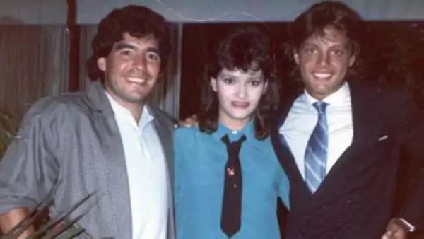 Diego Armando Maradona, Rocío Banquells y Luis Miguel