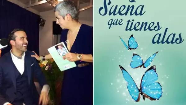 El ex Kabah presentó su cuarto libro titulado `Sueña que tienes alas´ en el que comparte sus experiencias de sanaciçon, ángeles y demás circunstancias que le cambiaron la vida.