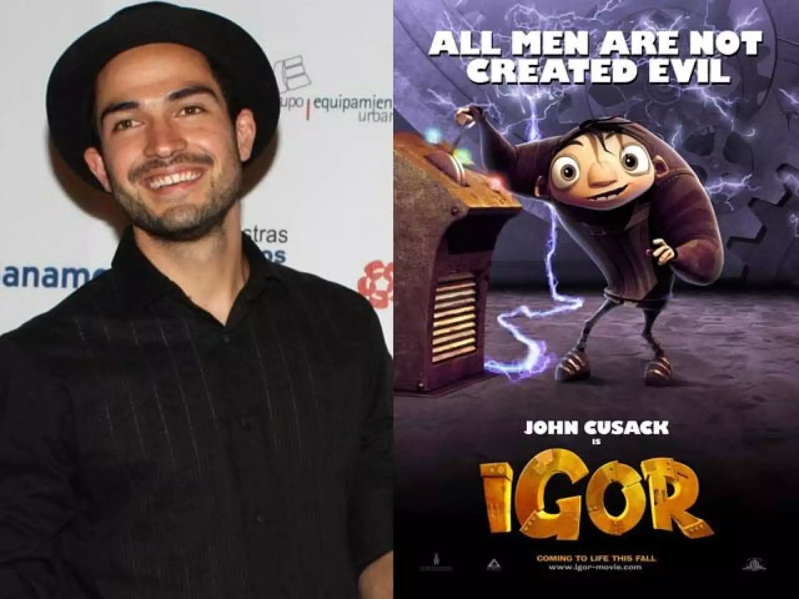 Las fans de otro RBD, Poncho Herrera, pudieron disfrutar de su melodiosa voz cuando se la prestó a Igor, el adorable jorobado que protagonizó la película homónima