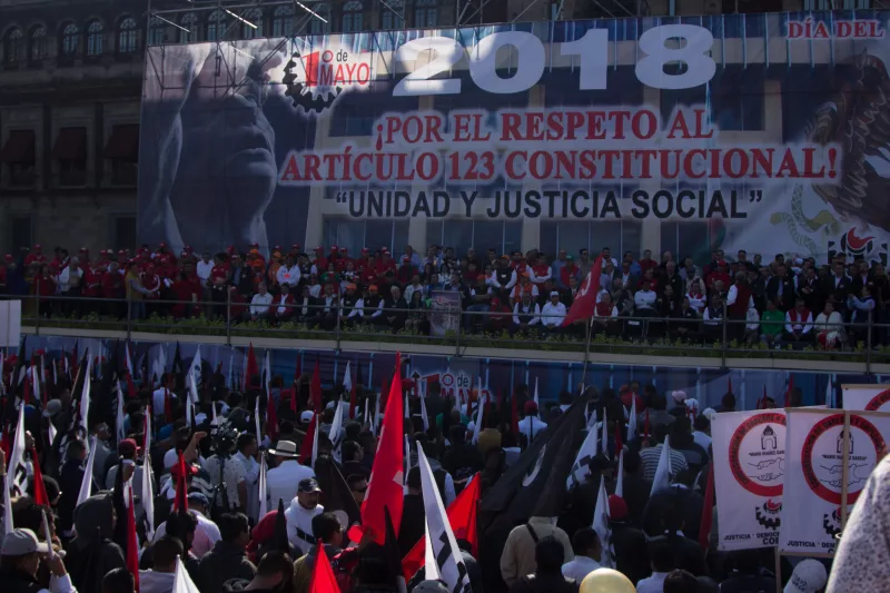 Entre marchas y concentraciones