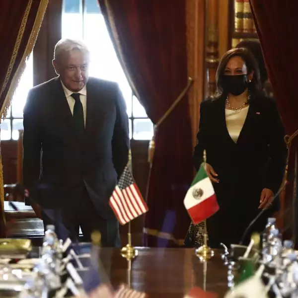 Primera visita oficial de Kamala Harres a México