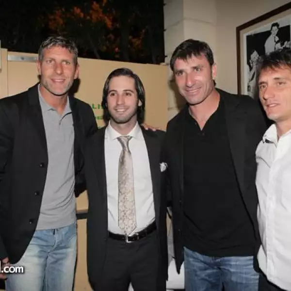 Martín Palermo,José Luis Carrión,Pato Abbondanzieri,Barros Schelotto