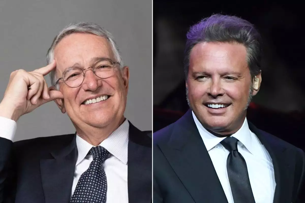 Ricardo Salinas Pliego y Luis Miguel