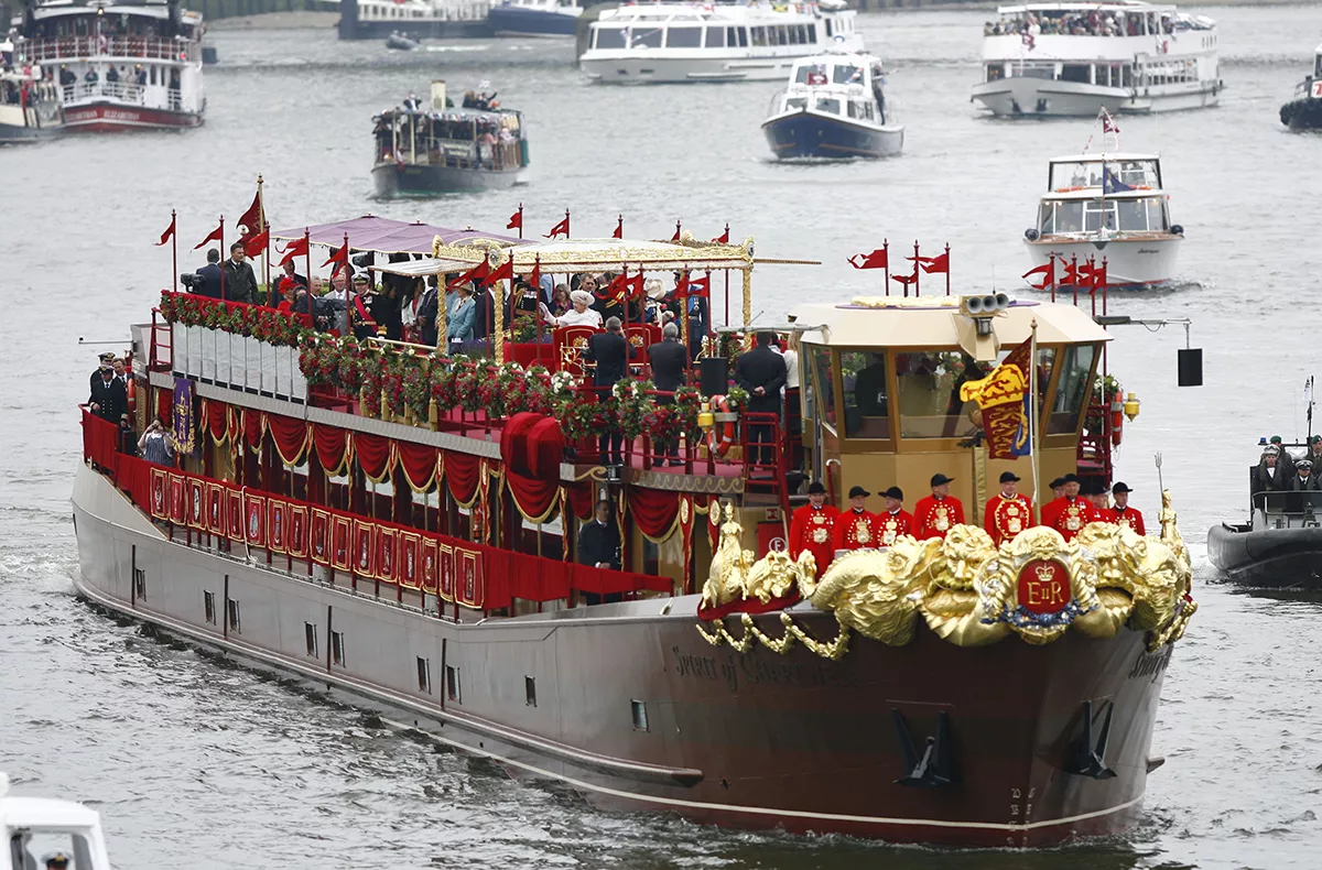 The Queen's Diamond Jubilee, River Pageant, London, Britain - 03 June 2012