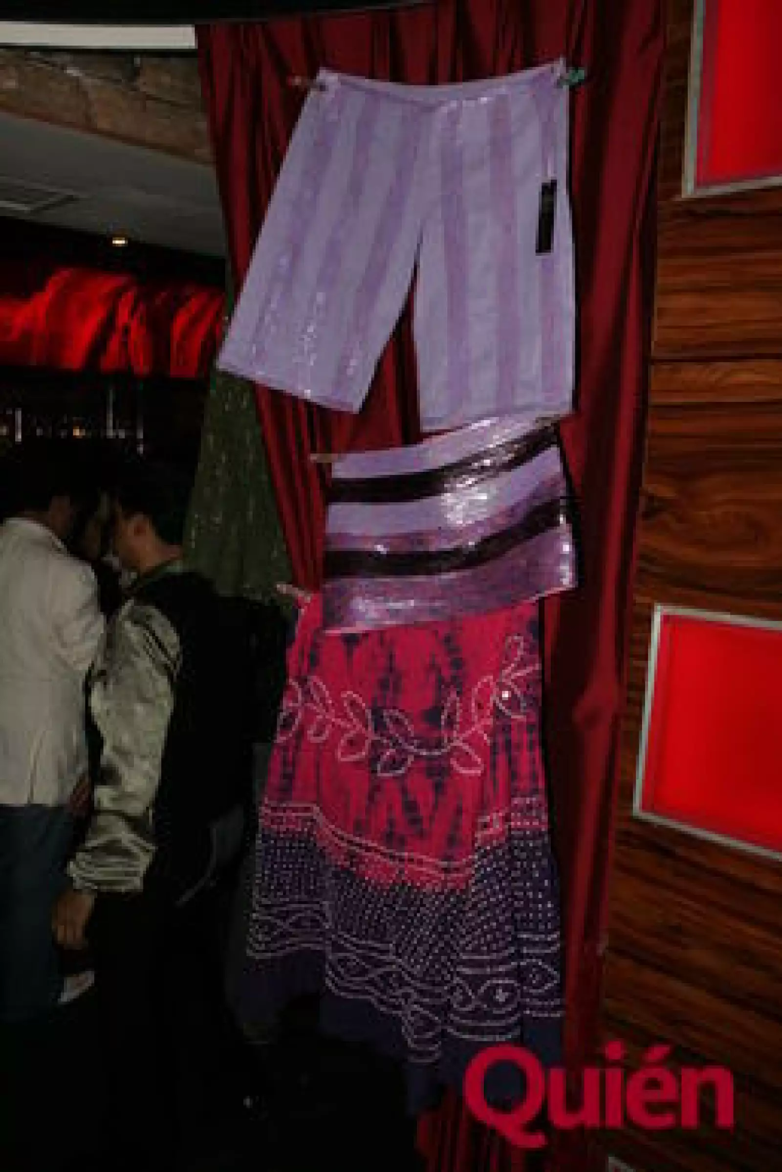 Aspectos. Ropa tendida