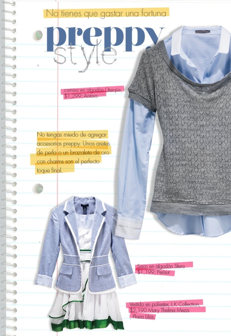 El estilo es ideal para presumirse en este regreso a clases.