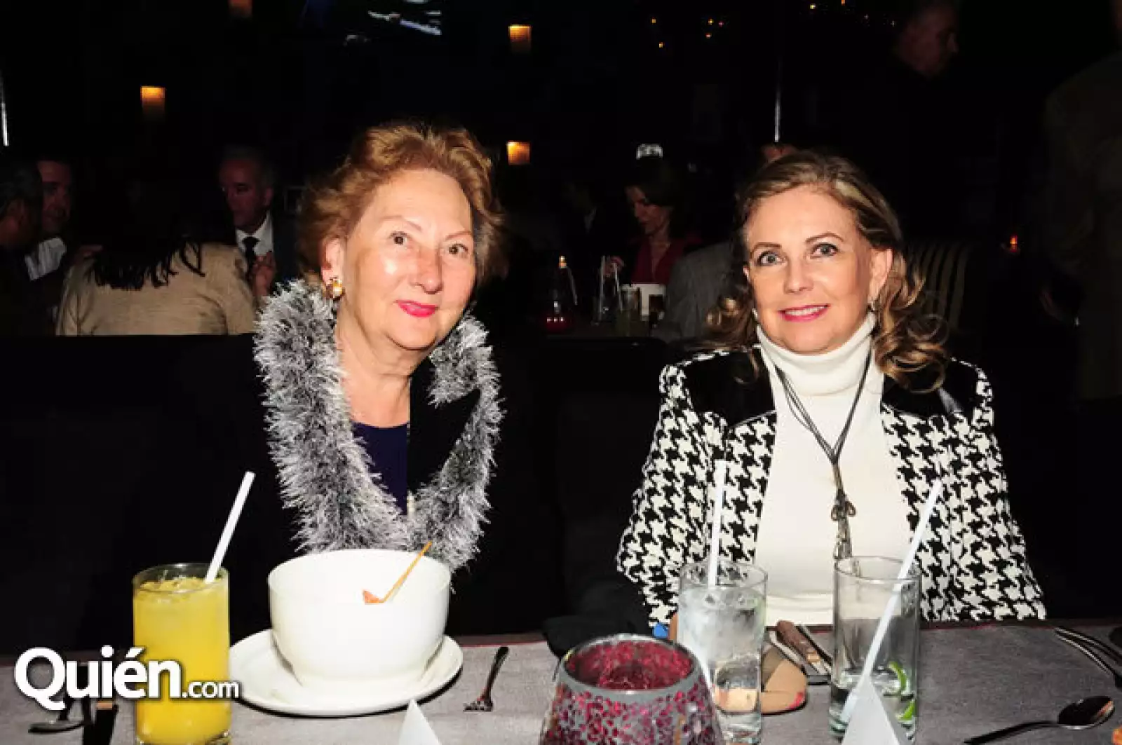 Bertha de Gajiola y Lourdes Martínez