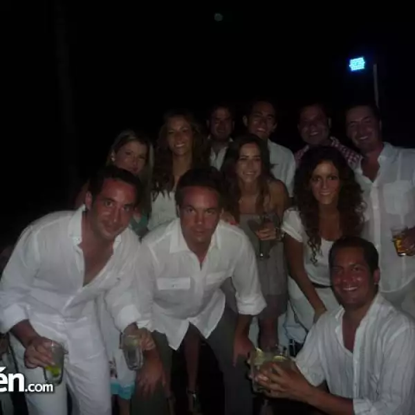 Amigos del festejado