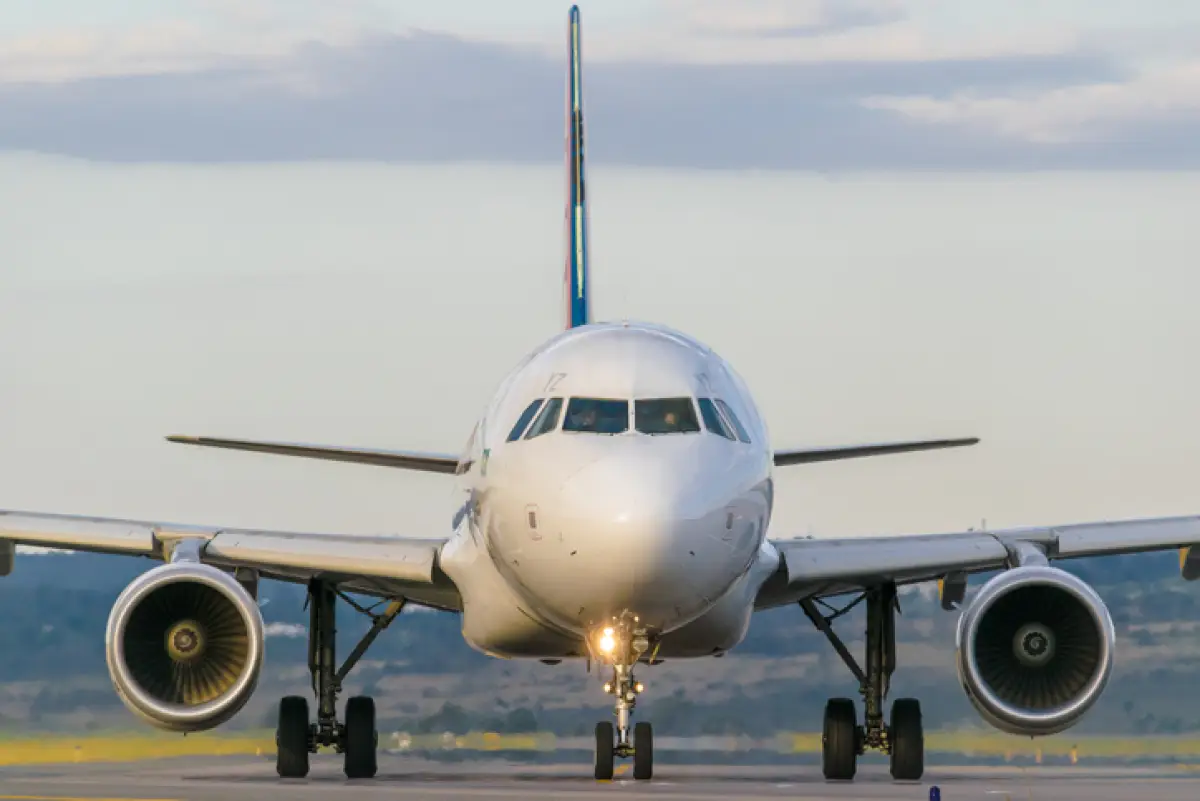 LATAM Airlines aircraft - Airbus A320 face to face