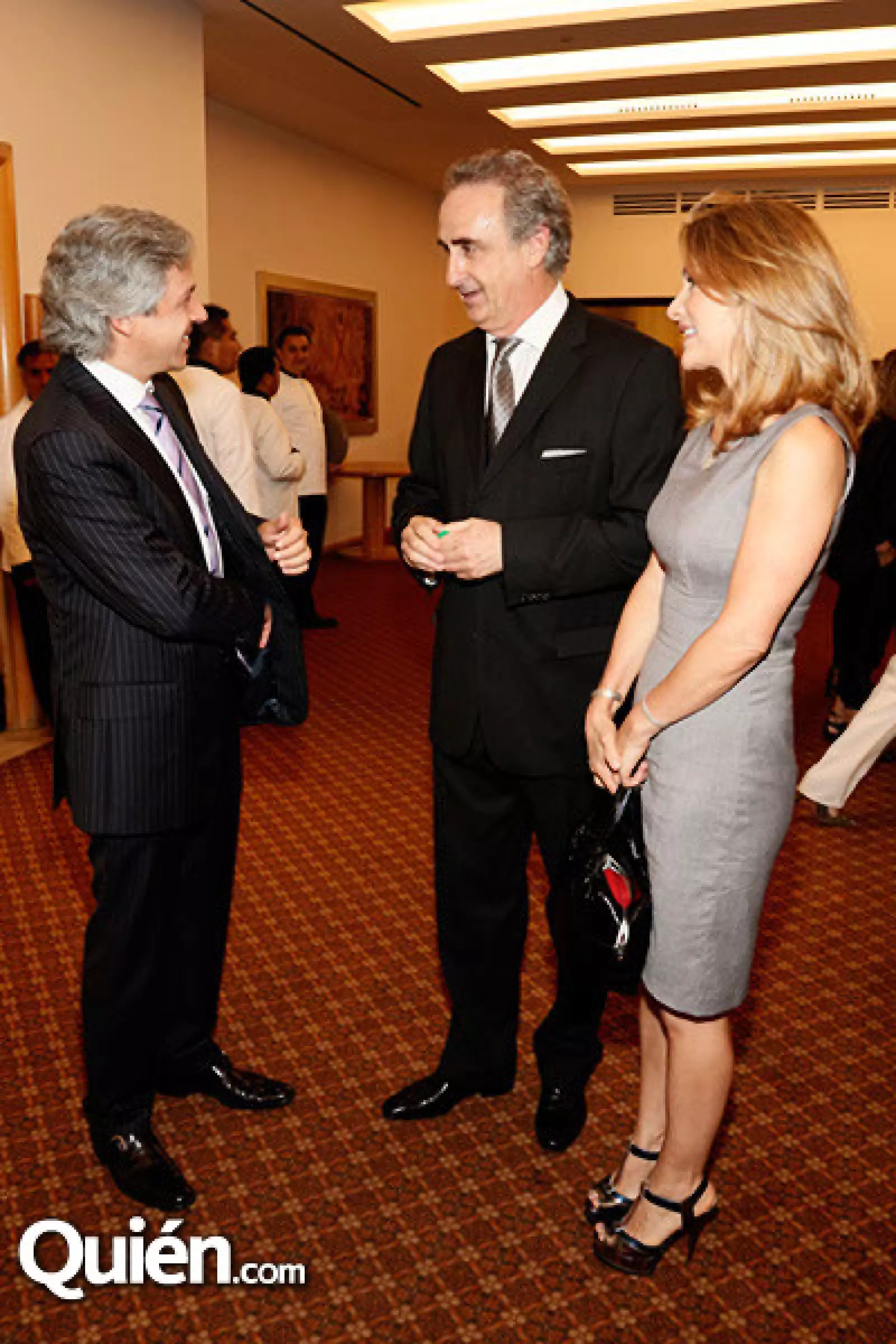 Claudio X González, Joaquín Quintana y Mónica Ochoa