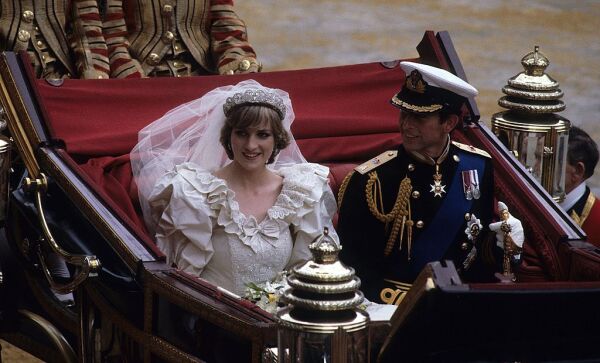 Lady Di y el príncipe Carlos