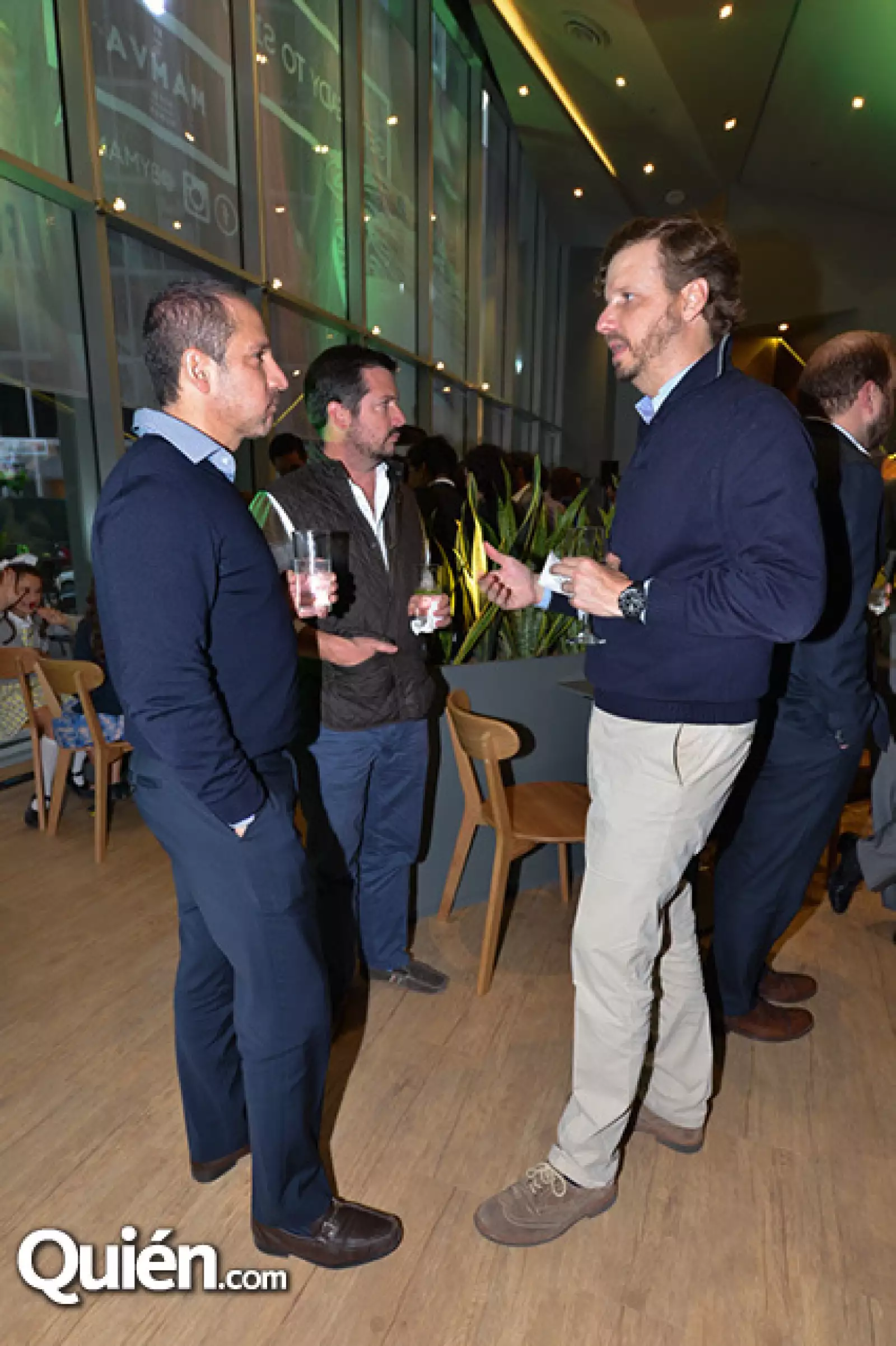 Manuel Castillo, Eugenio Olvera y Javier de la Barra.