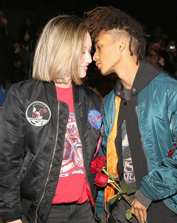 Jaden Smith y Sarah Snyder