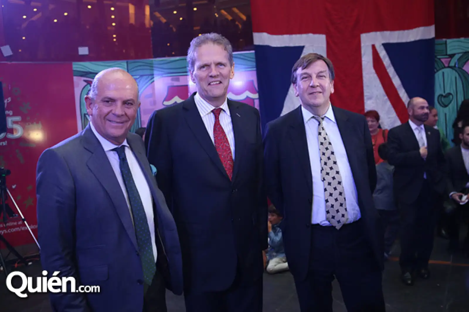 Javier Sordo Madaleno, Duncan Teylor y Johan Whittingdale