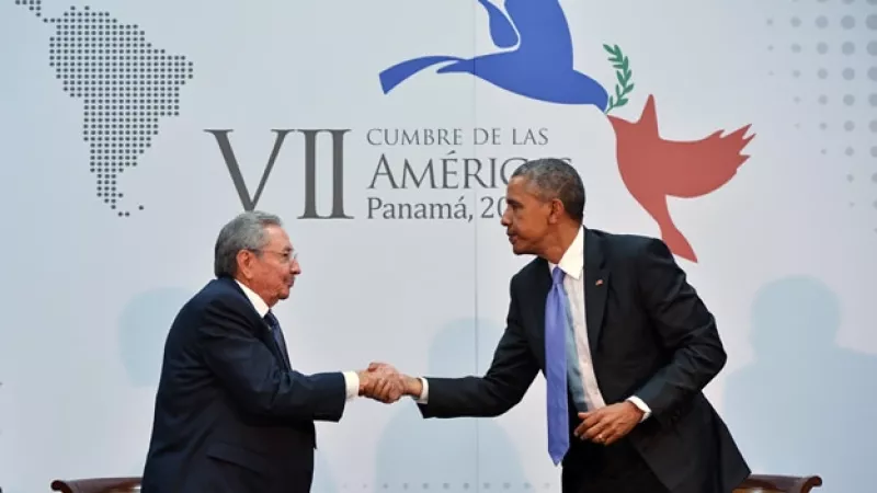 El presidente Castro y Obama se reunieron en Panamá 