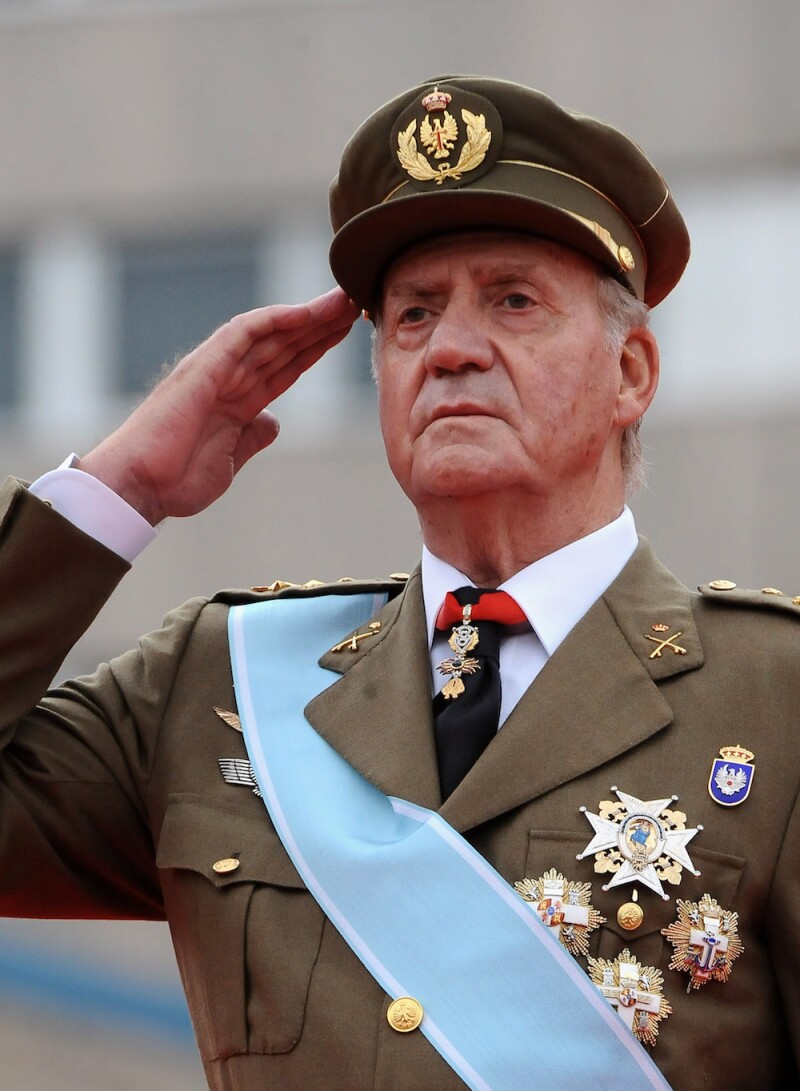 Spanish Royals Attend National Day Military Parade