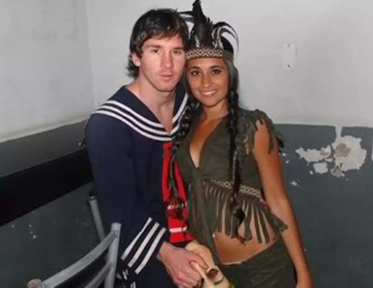 El deportista y su novia Antonella