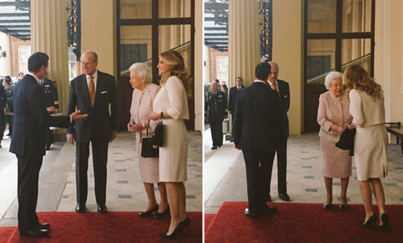 Estas fueron las fotografías que publicó el sitio oficial del palacio real.