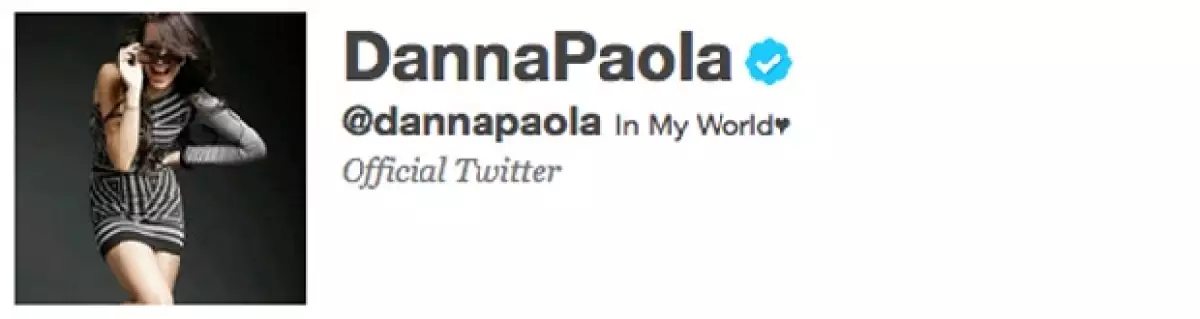 Danna Paola ha sido blanco fácil para los usurpadores de identidad, pero este es su verdadero Twitter.