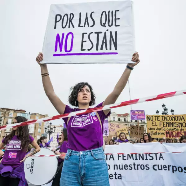 International Women's Day Demostration In Santander
